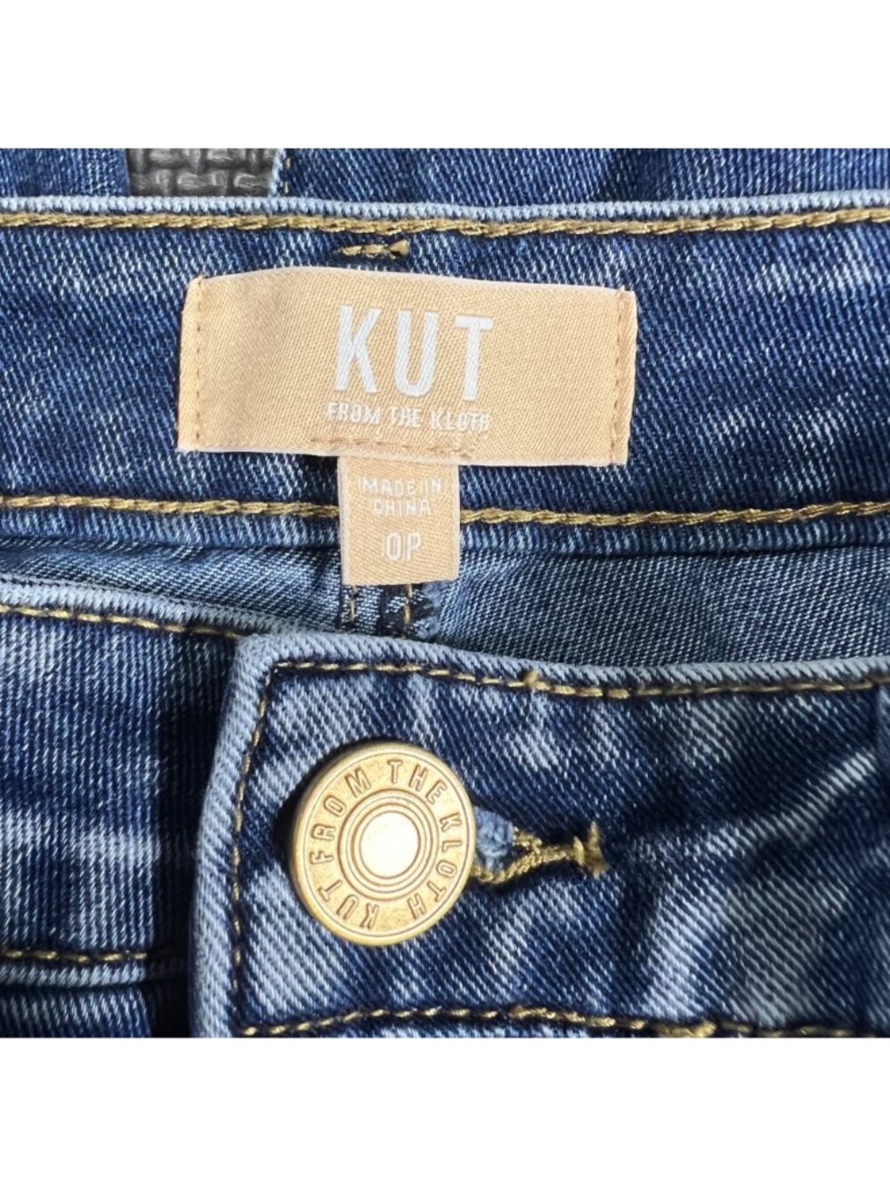 Kut From The Kloth Ashton Barrel Leg Jeans High Rise Medium Wash Womens Size 0P - Picture 6 of 6